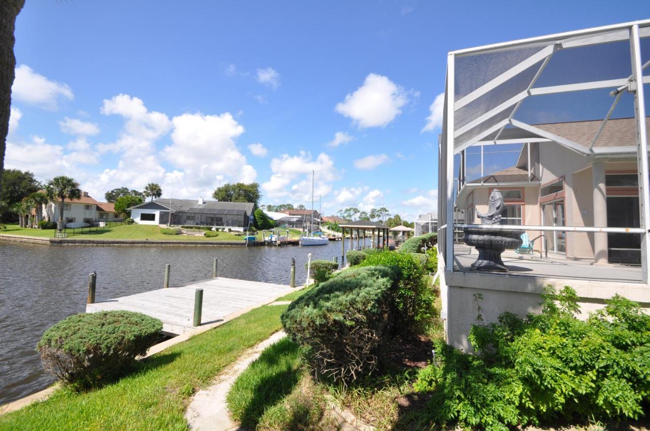 Sunset Bay Beautiful Pool Home - Bring Your Boat Or Jet Ski - Canal With Dock- Sleeps 10 - 4 Bd Palm Coast Exterior foto